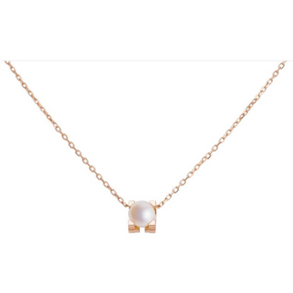 ☆カルティエ ネックレス コピー 18K パール C ドゥ カルティエ ネックレスB7059000
