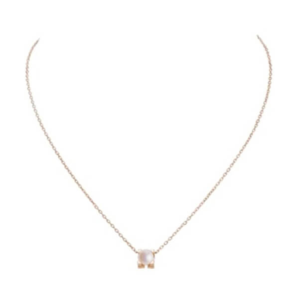 ☆カルティエ ネックレス コピー 18K パール C ドゥ カルティエ ネックレスB7059000