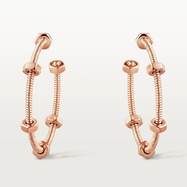 即対応【カルティエ】エクル ドゥ 18K フープ ピアス 偽物 B8301408