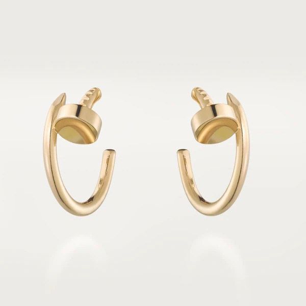 可愛い【カルティエ コピー】ジュスト アン クル フープ イヤリング 18K