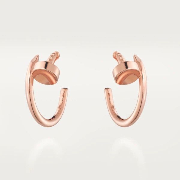 可愛い【カルティエ コピー】ジュスト アン クル フープ イヤリング 18K