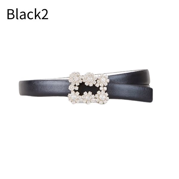 高品質ロジェヴィヴィエ ベルト 偽物 Flower Strass Buckle