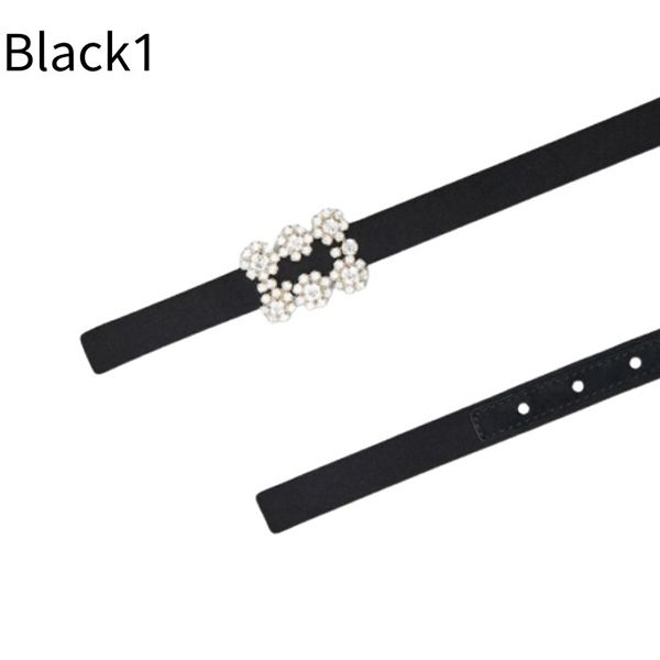 高品質ロジェヴィヴィエ ベルト 偽物 Flower Strass Buckle