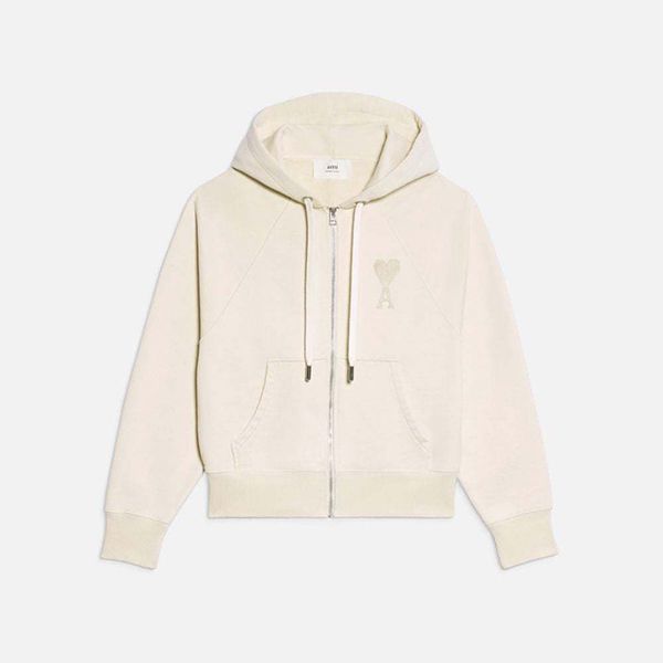 AMI PARIS 偽物 AMI DE COEUR ジップアップ パーカー【国内即発】