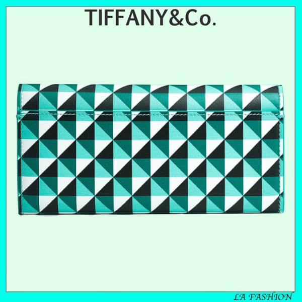 ティファニー 財布 偽物 新作*Tiffany&Co ダイヤモンドポイント コンチネンタルフラップウォレット