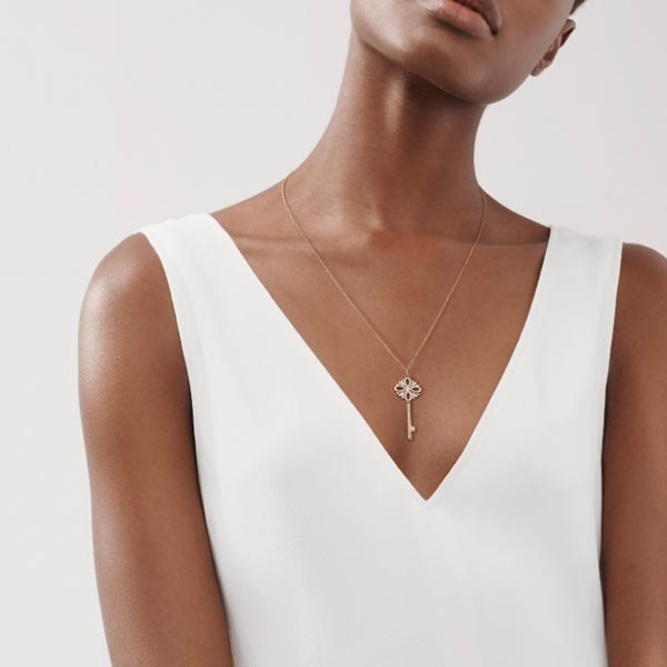 ティファニー ネックレス 偽物【Tiffany & Co.】 Tiffany Victoria Key Pendant