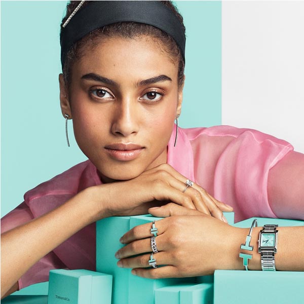 ティファニー Tリング コピー【新作】Tiffany T ターコイズスクエアリング ダイヤ付き18K