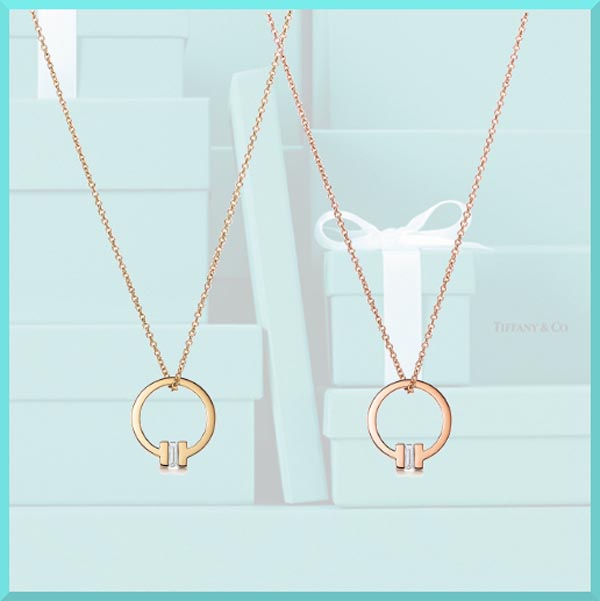 ティファニー ネックレス コピー 人気Tiffany T スクエア ダイアモンド ペンダント