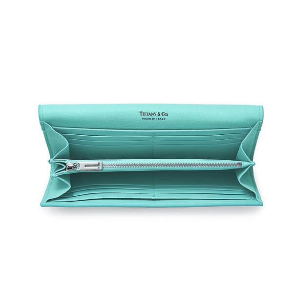 ティファニー ネコ 財布 コピー 限定！TIFFANY★ストアロゴ入り★長財布