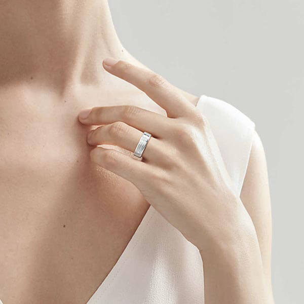 ティファニー 偽物 ナローリング 【新作】Return to Tiffany シルバー 18k ローズゴールド　またはホワイトゴールド