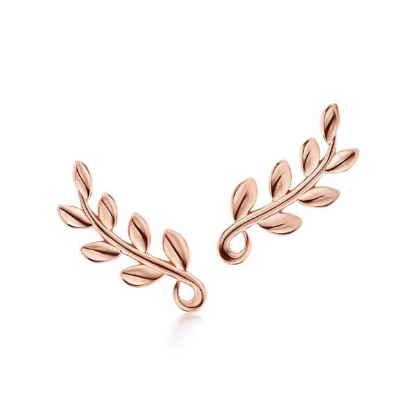 話題!ティファニー ピアス 偽物【Tiffany】パロマピカソ オリーブリーフクライマー 18K