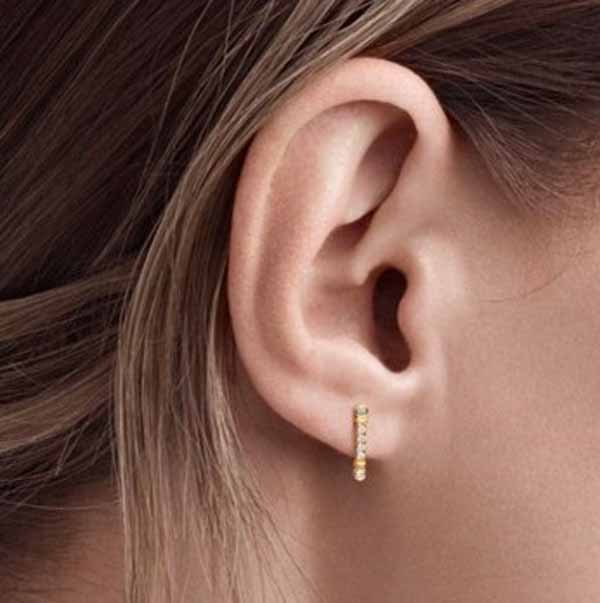 人気ティファニー ピアス 偽物 18K ダイヤモンドバー ピアス