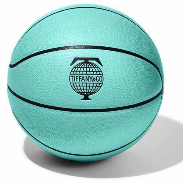 【入手困難】ティファニー x Spalding 偽物 バスケットボール ブルー