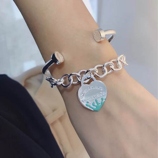 ティファニー ブレスレット 偽物 Tiffany&Co スプラッシュ ハート タグ ブレスレット 61523049	