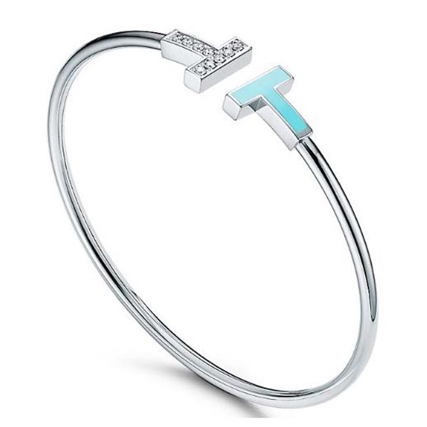 ティファニー ブレスレット 偽物 Tiffany T ターコイズブレスレット★ダイヤ