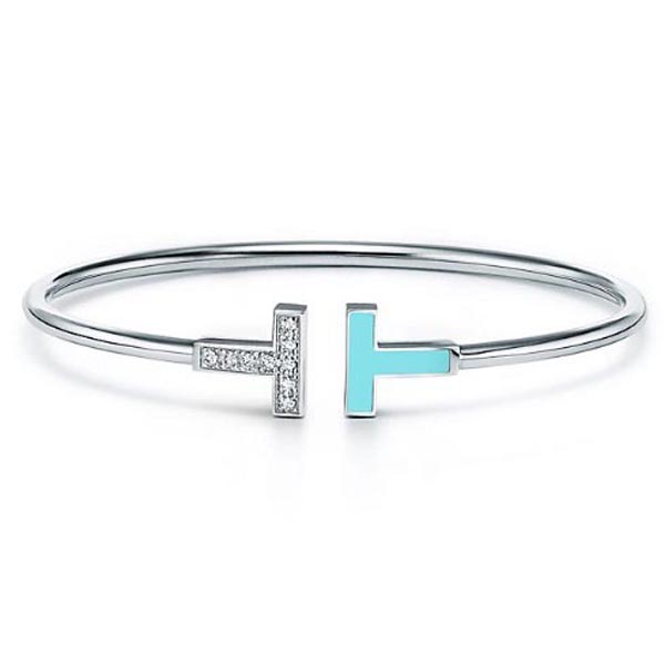 ティファニー ブレスレット 偽物 Tiffany T ターコイズブレスレット★ダイヤ