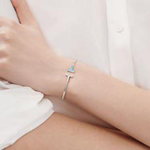 ティファニー ブレスレット 偽物 Tiffany T ターコイズブレスレット★ダイヤ