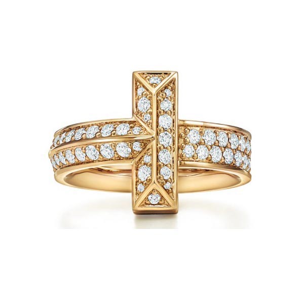 ティファニー T指輪 コピー 話題の新作【Tiffany&Co】永遠の輝き☆T1 Wide Diamond/unisex