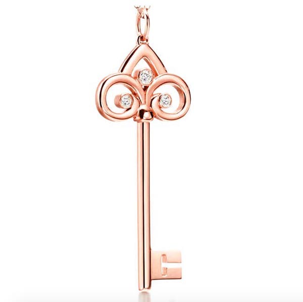ティファニー ネックレス コピー 新作☆Tiffany Diamond Key Pendant