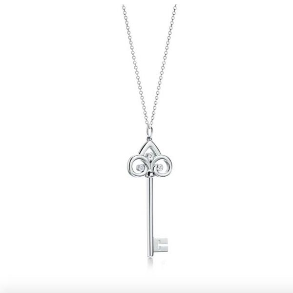 ティファニー ネックレス コピー 新作☆Tiffany Diamond Key Pendant