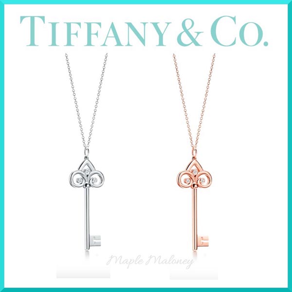 ティファニー ネックレス コピー 新作☆Tiffany Diamond Key Pendant