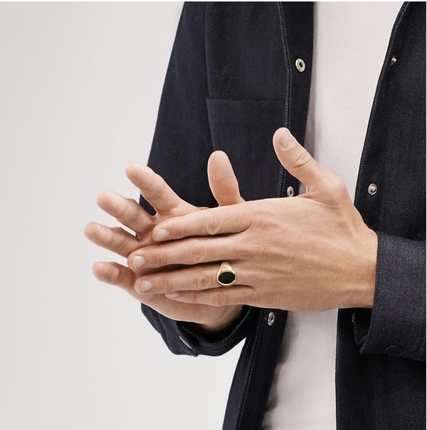 ティファニー 指輪 コピー NEW Tifanny -Signet Ring Gold シグネットリング