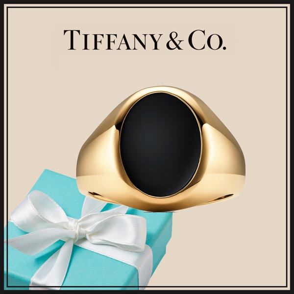 ティファニー 指輪 コピー NEW Tifanny -Signet Ring Gold シグネットリング