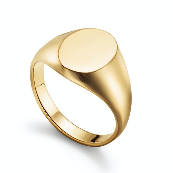 ティファニー 指輪 偽物＜Tiffany & Co ティファニー＞18Kゴールド シグネットリング