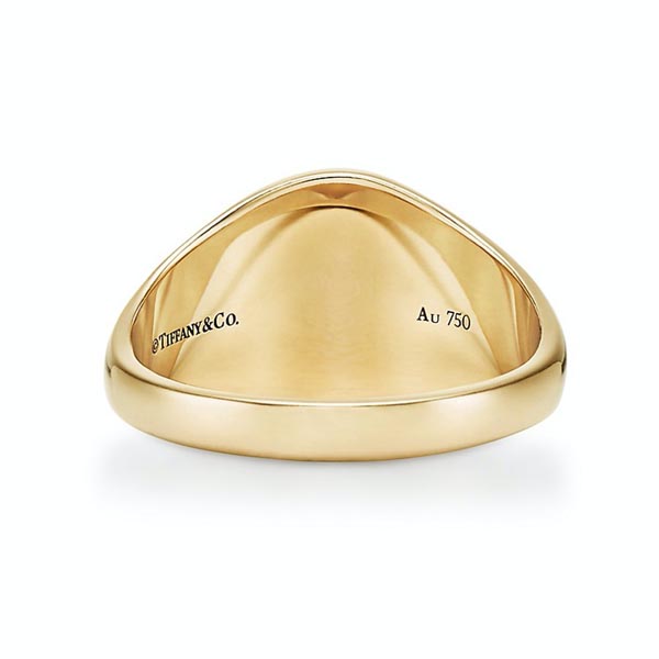 ティファニー 指輪 偽物＜Tiffany & Co ティファニー＞18Kゴールド シグネットリング