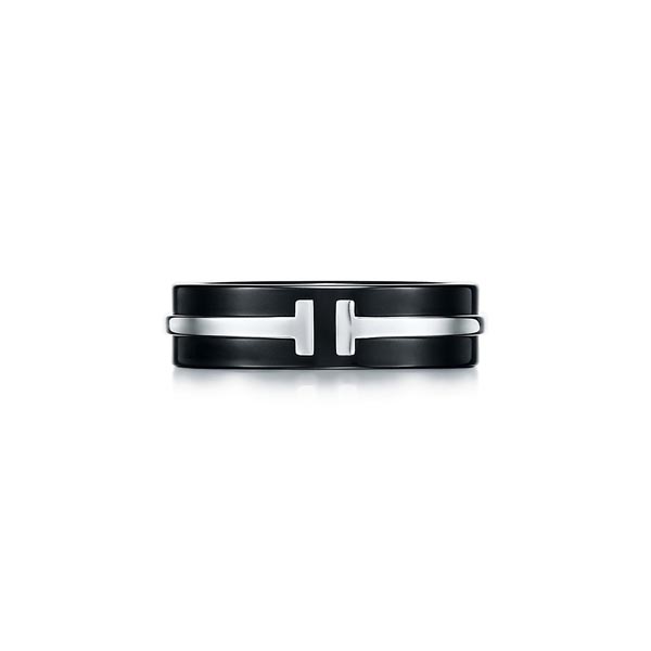 ティファニー 指輪 偽物 Tiffany&Co. ティファニーTワイドリング チタン