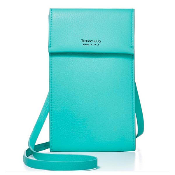 雑誌掲載 ティファニー iphoneポーチ コピー Tiffany&Co レザー クロスボディフォンポーチ