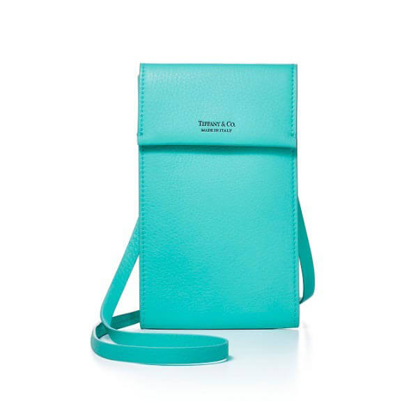 雑誌掲載 ティファニー iphoneポーチ コピー Tiffany&Co レザー クロスボディフォンポーチ