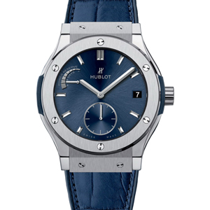 Hublot ウブロコピー クラシックフュージョン パワーリザーブ８デイズチタニウムブルー 516.NX.7170.LR