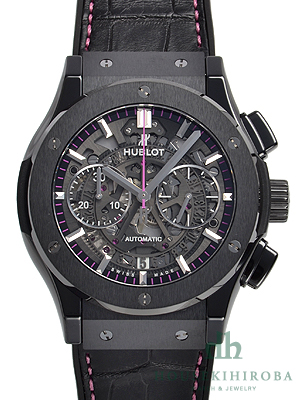 ウブロスーパーコピー Hublot クラシックフュージョン クロノアエロウーマニティ ブラックセラミック 世界限定１００本 525.CM.0179.LR.WTY14