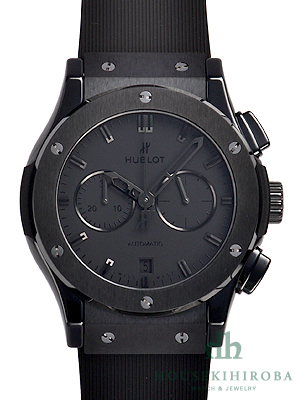 ウブロスーパーコピー Hublot クラシックフュージョン オールブラック クロノグラフ 世界限定５００本 541.CM.1110.RX