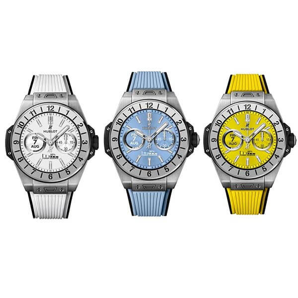 ウブロ スマートウォッチ スーパーコピー ビッグバン HUBLOT e ブラックセラミック クロノグラフ ムーンフェイズ GMT メンズ 440.CI.1100.RX