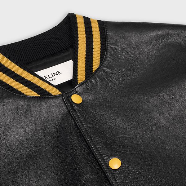 【21SS】セリーヌ テディジャケット 偽物 men ソフトラムスキン
