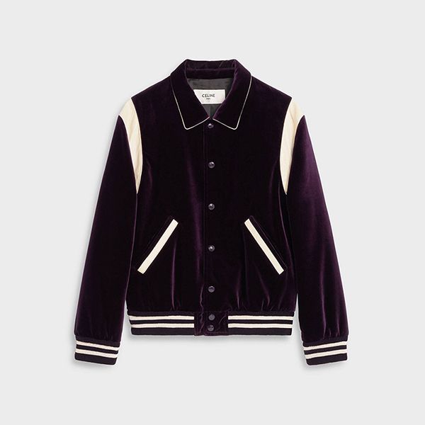 【限定】セリーヌ ジャケット 偽物 men コットンベルベット テディジャケット