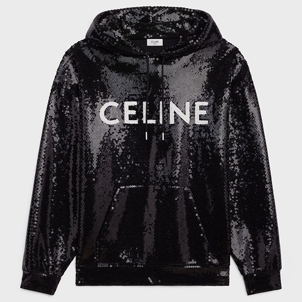 新作★セリーヌ フーディ 偽物★コットン カシミア ルーズ セーター 2Y539450I.38AW