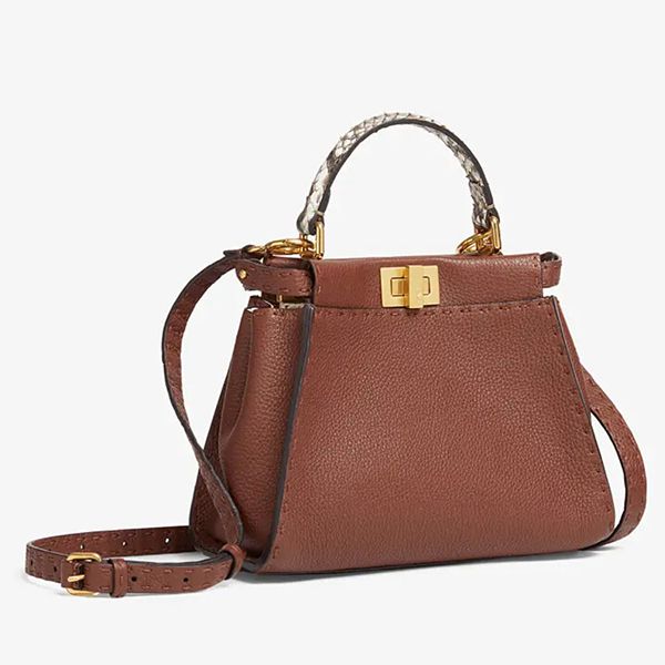 フェンディ バッグ 偽物☆PEEKABOO MINI☆ピーカブー ミニショルダー ２WAY 8BN244ADYYF1EYC
