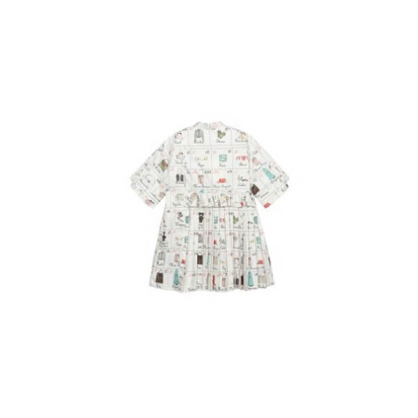 【完売必至】フェンディ キッズ 14a コピー フェンディアルファベット ワンピース
