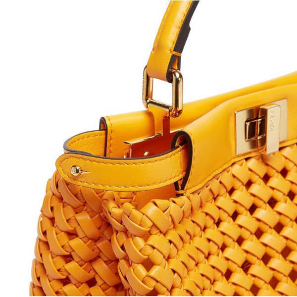 2021SS 新作フェンディ トートバッグ 偽物☆PEEKABOO ICONIC MINI レザーバッグ 8BN244AD6HF1DZH