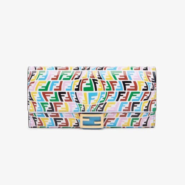 新作【フェンディ  財布 偽物】レディース コンチネンタル財布 マルチカラーレザー 8M0251AGKSF1EXO