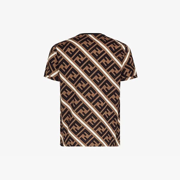 新作 フェンディ FFモチーフ コットンジャージTシャツ スーパーコピーN級品