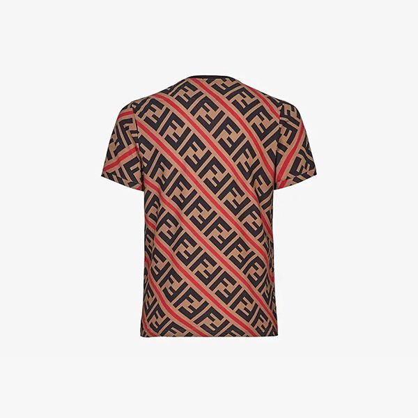 新作 フェンディ FFモチーフ コットンジャージTシャツ スーパーコピーN級品