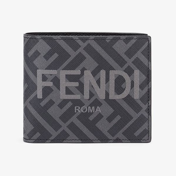 送料込国内即発 フェンディ 財布 偽物 ファブリック二つ折り レザー ロゴ入り 2色 7M0339AJJ8F0TUH