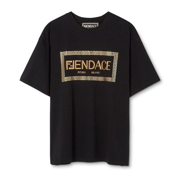 【フェンディACE 偽物】待望のコラボ発売！フェンディ×ヴェルサーチ Tシャツ コピー FY1144AKDVF0QA1