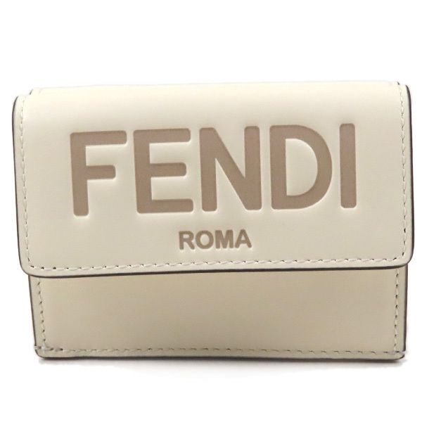 フェンディ 財布 偽物 ROMA Micro Trifold 三つ折り財布 8M0395