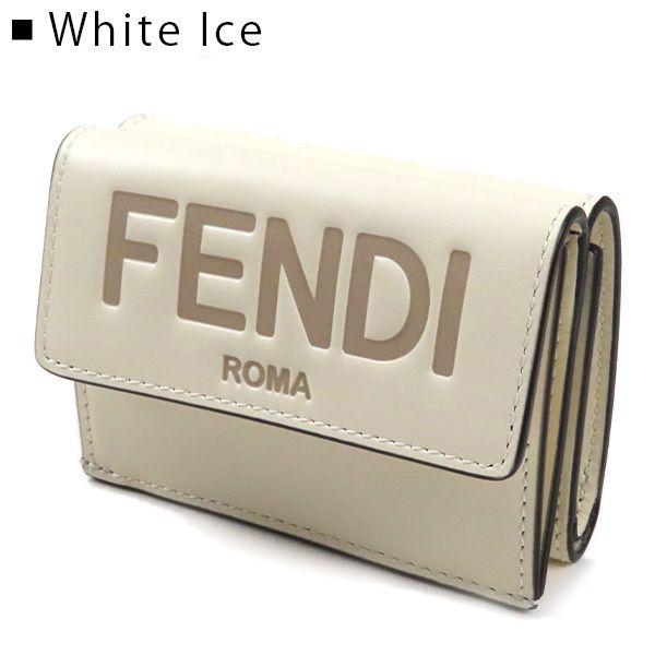 フェンディ 財布 偽物 ROMA Micro Trifold 三つ折り財布 8M0395