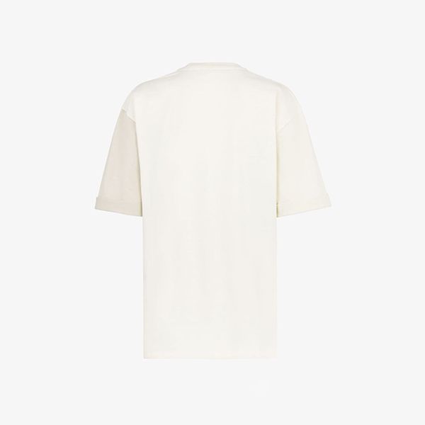 フェンディ パロディベージュ ジャージー 半袖 クルーネック Tシャツ FS7011AJKUF0N0A